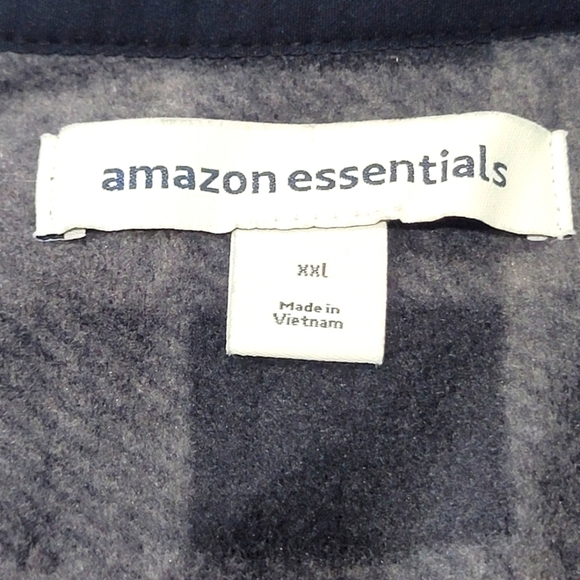 BUNDLE/LOT XXL Comfy Buffalo Check Fleece Zip-Up Vest w/Zip-Up Pockets EUC - Picture 13 of 13